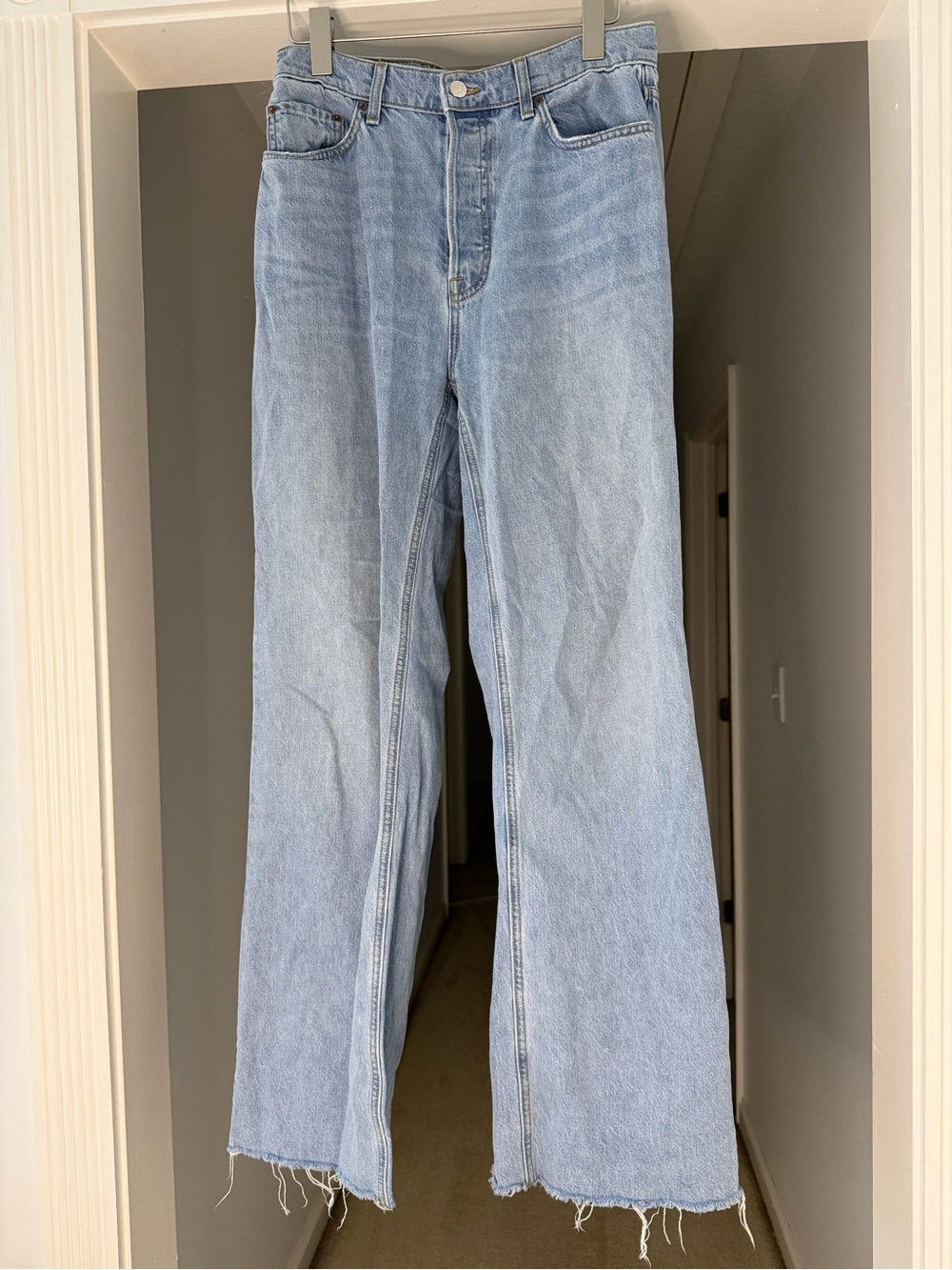 GRLFRND Light Blue High-Rise Denim Jeans